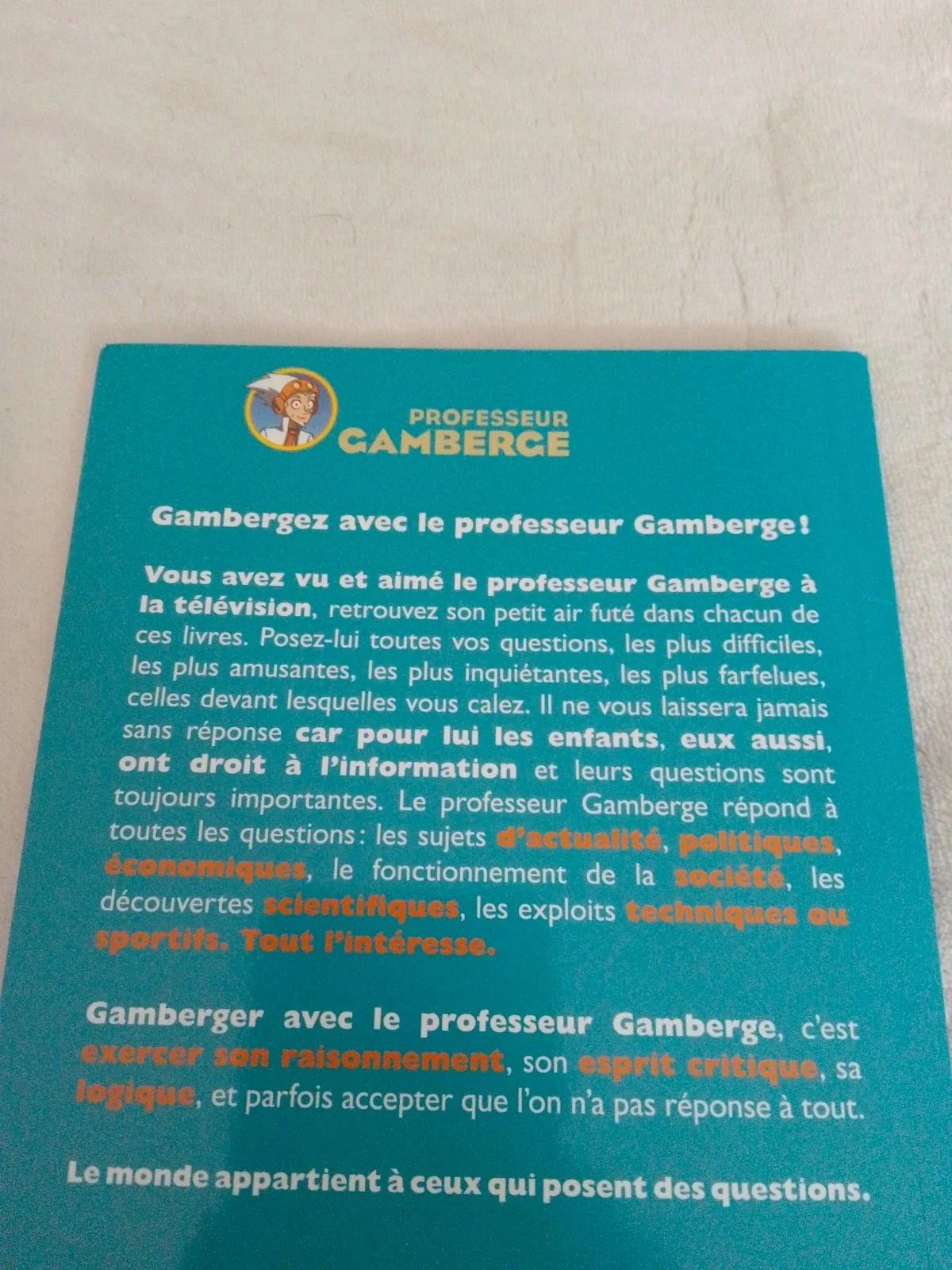 Professeur Gamberge – photo 2